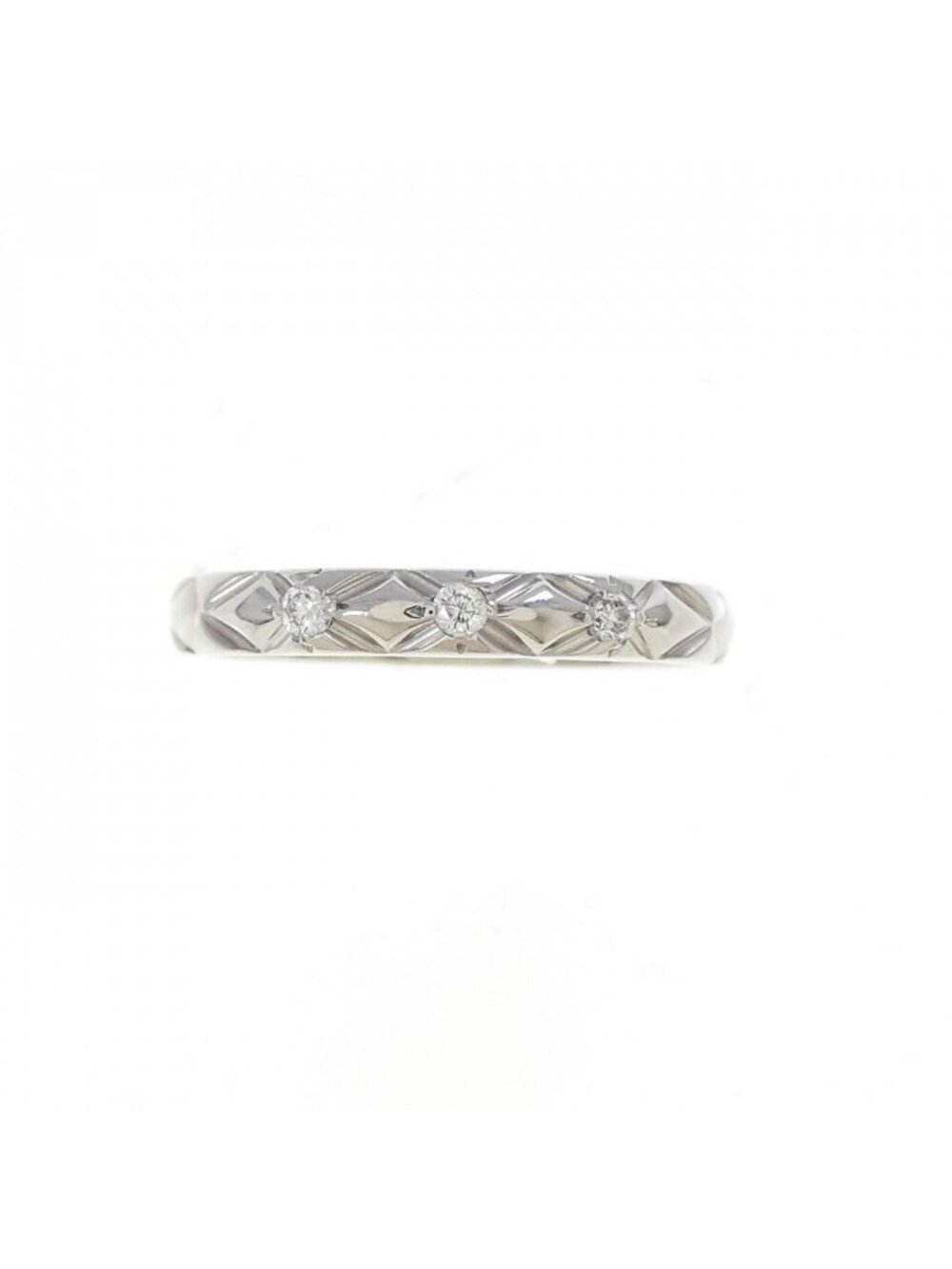 Chanel Quilted Ring Silver - Picture 2 of 7